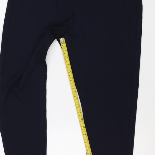 Marks & Spencer Women’s Blue Size 18 Regular Stretch Trousers 31in