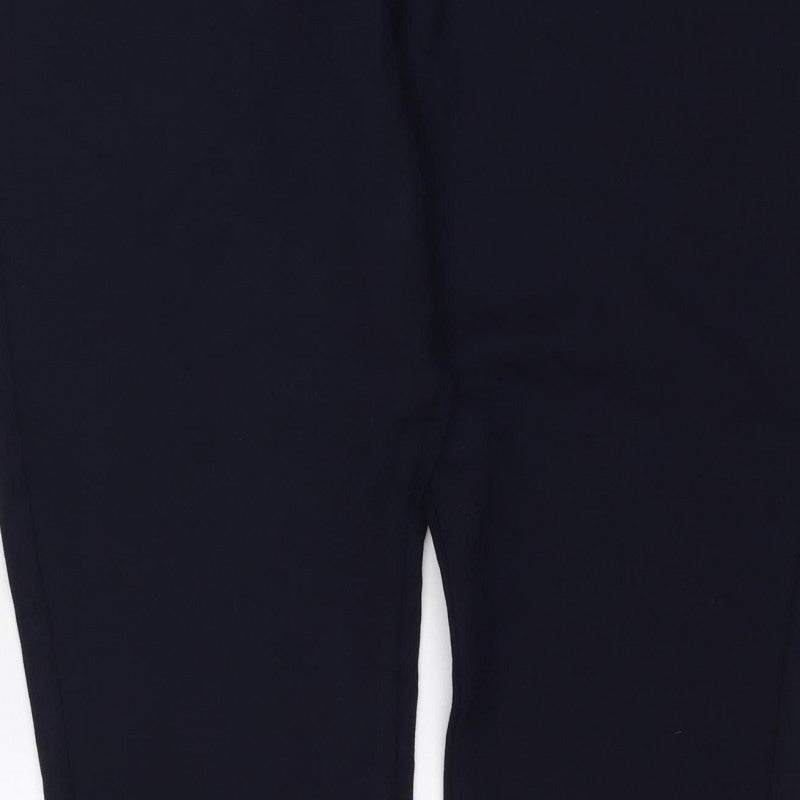 Marks & Spencer Women’s Blue Size 18 Regular Stretch Trousers 31in