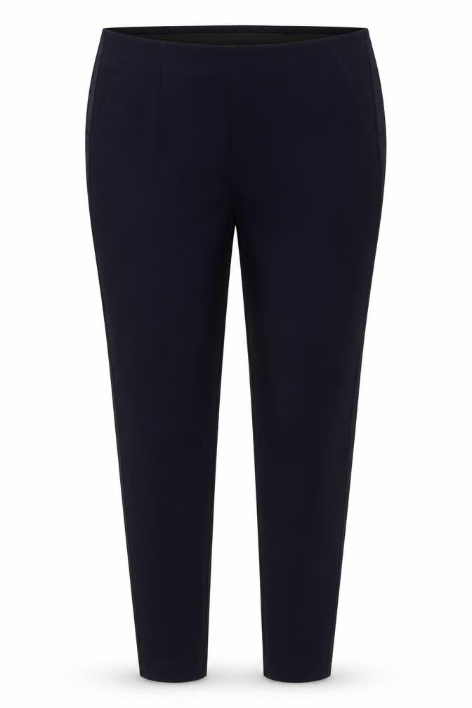 Marks & Spencer Women’s Blue Size 18 Regular Stretch Trousers 31in