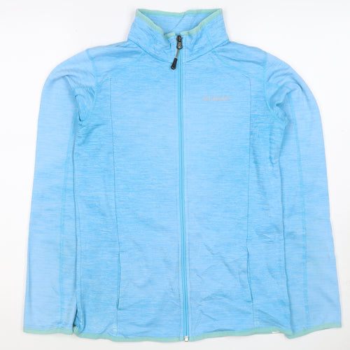 Columbia Women’s Blue L Full Zip High Neck Lightweight Sweatshirt