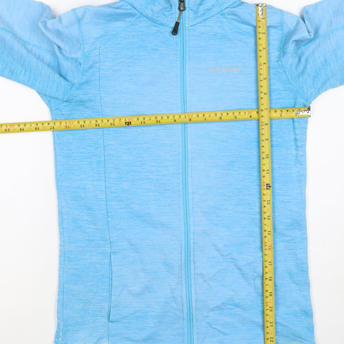 Columbia Women’s Blue L Full Zip High Neck Lightweight Sweatshirt