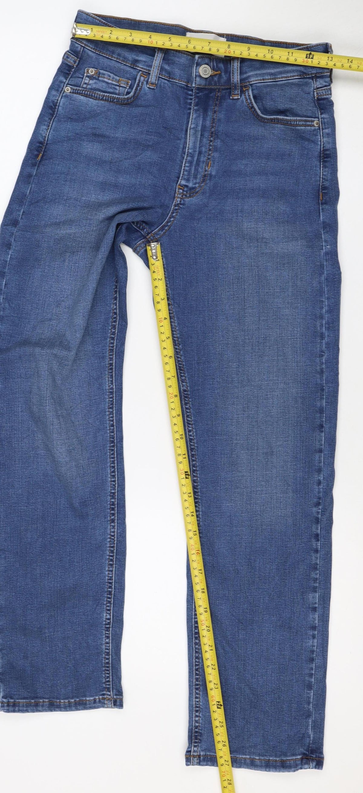 Per Una Marks & Spencer Women’s Blue Size 8 Slim Straight Jeans