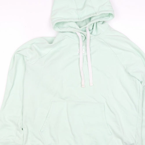 Under Armour Unisex Adults Mint Green M Pullover Hoodie Logo Pocket