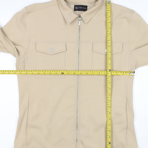 Tailored Athlete Men’s Beige L Full Zip Stretch Jacket