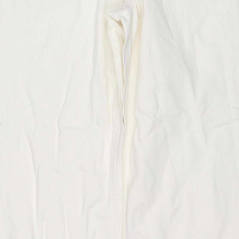 Marks & Spencer Women White Size 10 XLNG Boyfriend 100% Cotton Jeans