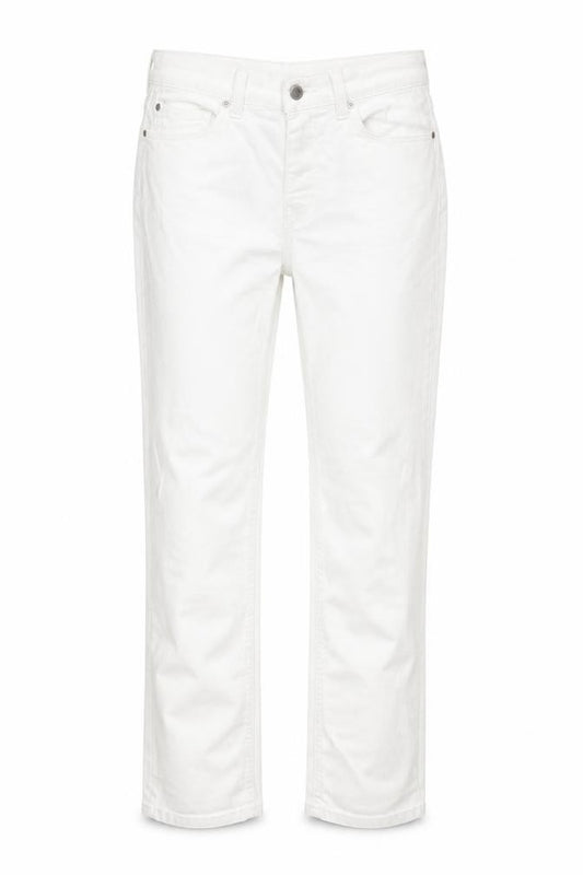 Marks & Spencer Women White UK 12 Tall Sienna Supersoft Straight Jeans