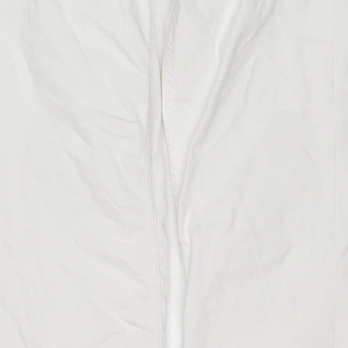 M&S Women’s White Size 10 Sienna Supersoft Straight Stretch Jeans