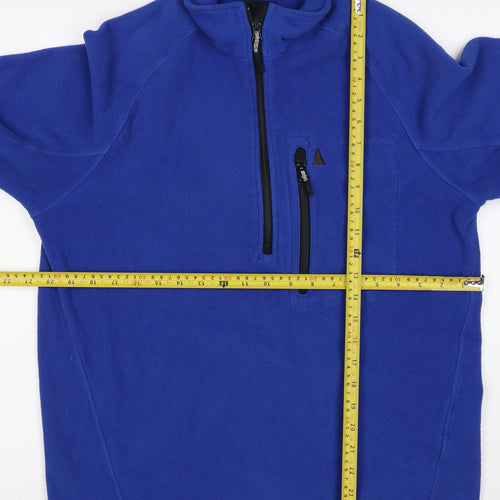 Musto Men’s Blue M Half Zip Fleece Sweatshirt Sailing Outdoor