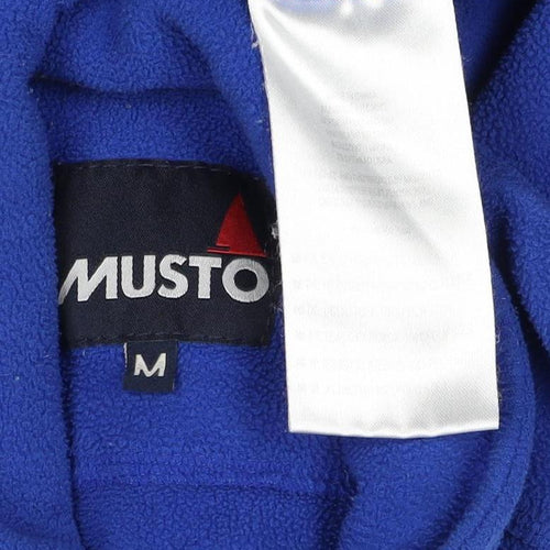 Musto Men’s Blue M Half Zip Fleece Sweatshirt Sailing Outdoor