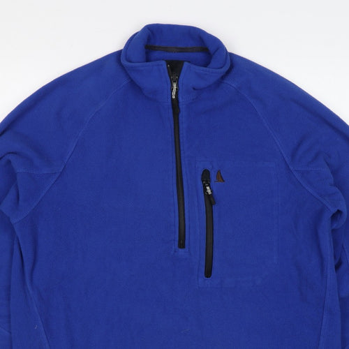 Musto Men’s Blue M Half Zip Fleece Sweatshirt Sailing Outdoor