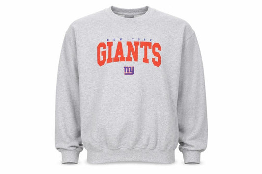 Team Apparel Men’s Grey M New York Giants NFL Graphic Print Sweatshirt