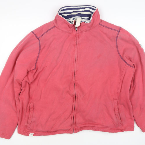 Lazy Jacks Women’s Pink UK 20 Full Zip Cotton Sweatshirt