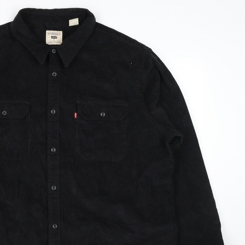 Levi's Men Black XL Jackson Worker Corduroy Button Jacket