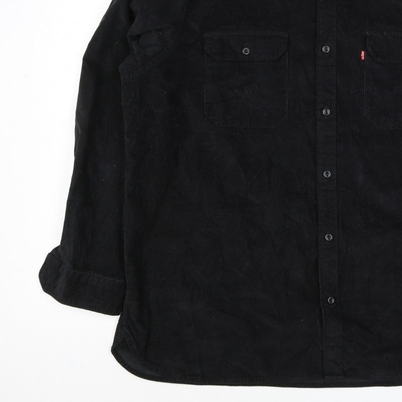 Levi's Men Black XL Jackson Worker Corduroy Button Jacket