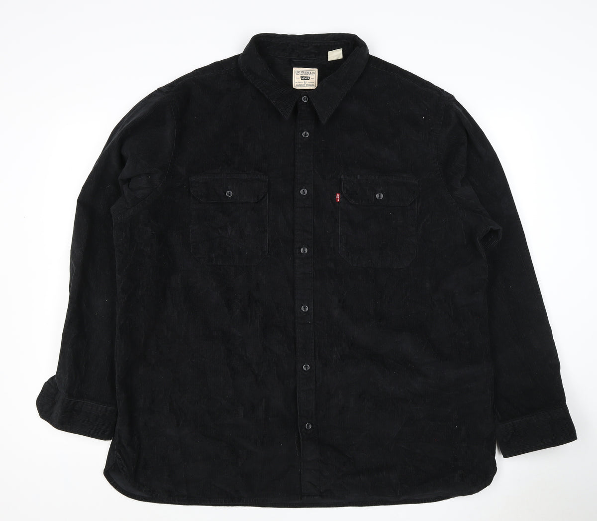 Levi's Men Black XL Jackson Worker Corduroy Button Jacket