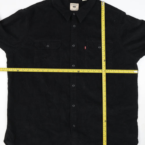 Levi's Men Black XL Jackson Worker Corduroy Button Jacket