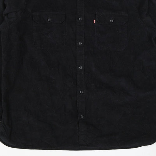 Levi's Men Black XL Jackson Worker Corduroy Button Jacket
