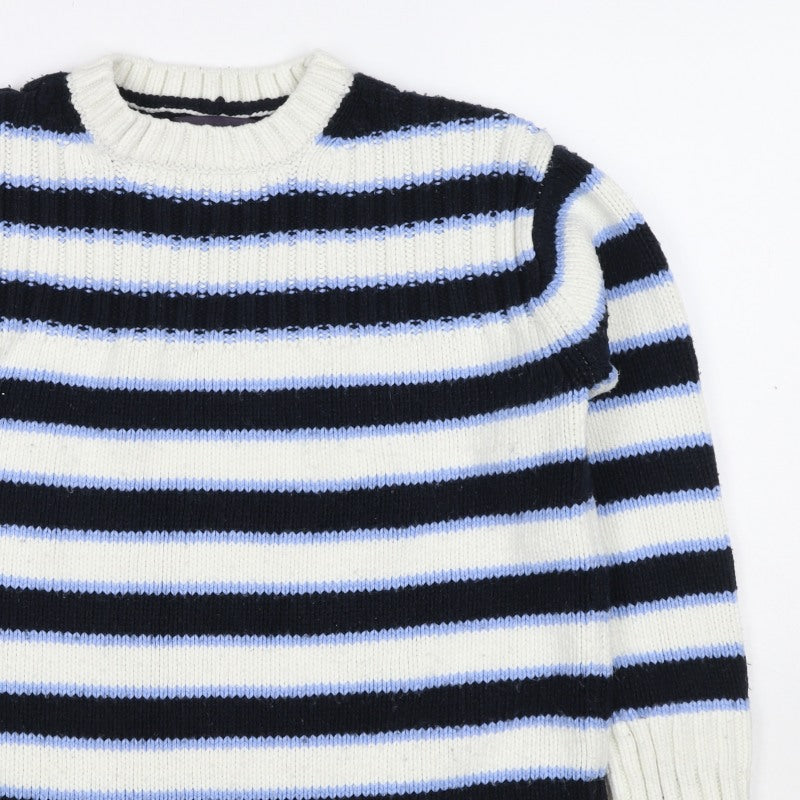 Additional view of Marks and Spencer Women’s Multicoloured S Striped Chunky Knit Jumper