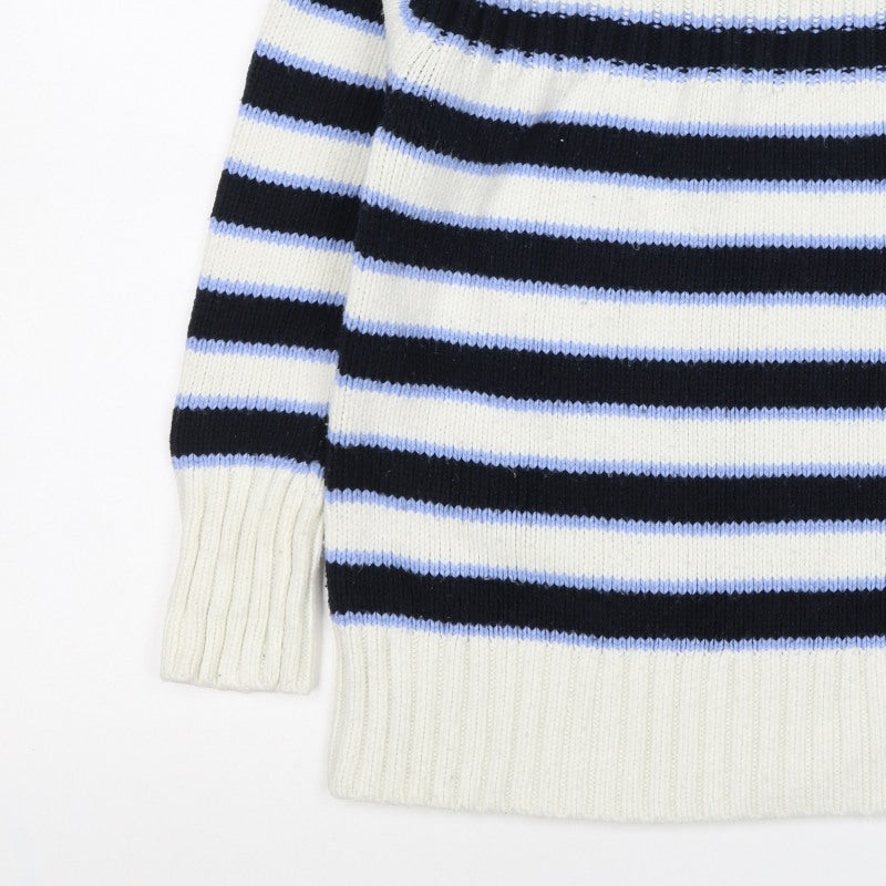 Additional view of Marks and Spencer Women’s Multicoloured S Striped Chunky Knit Jumper