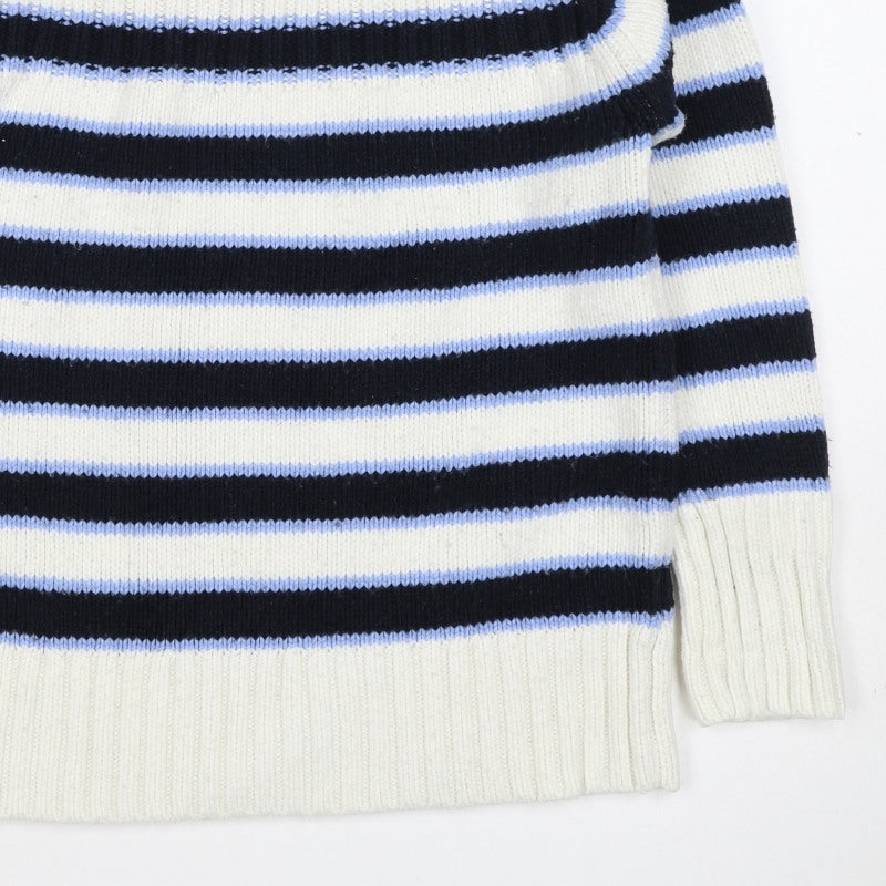 Additional view of Marks and Spencer Women’s Multicoloured S Striped Chunky Knit Jumper