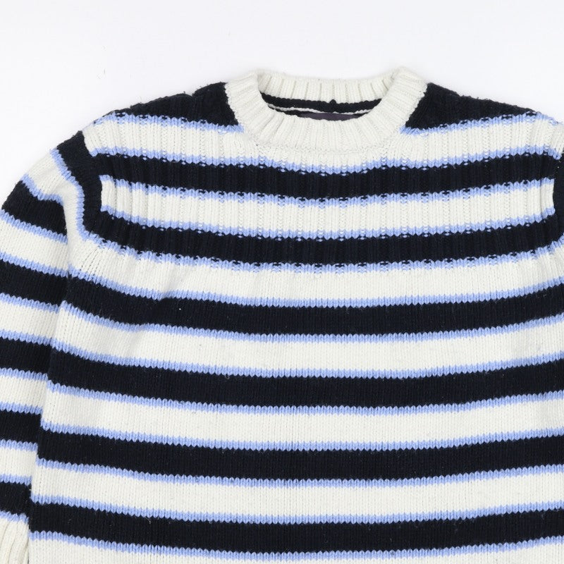 Additional view of Marks and Spencer Women’s Multicoloured S Striped Chunky Knit Jumper