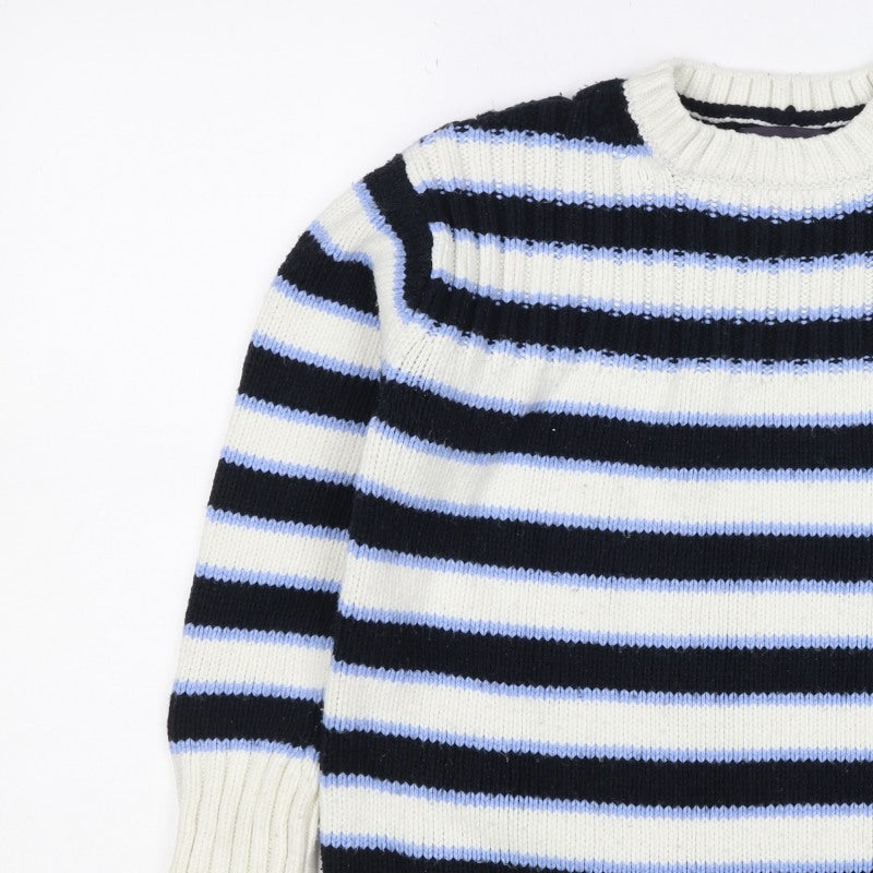 Additional view of Marks and Spencer Women’s Multicoloured S Striped Chunky Knit Jumper