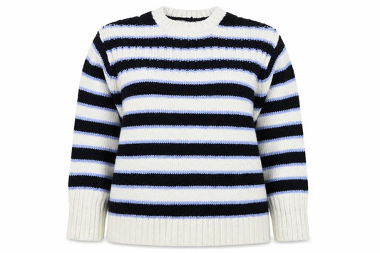 Marks and Spencer Women’s Multicoloured S Striped Chunky Knit Jumper