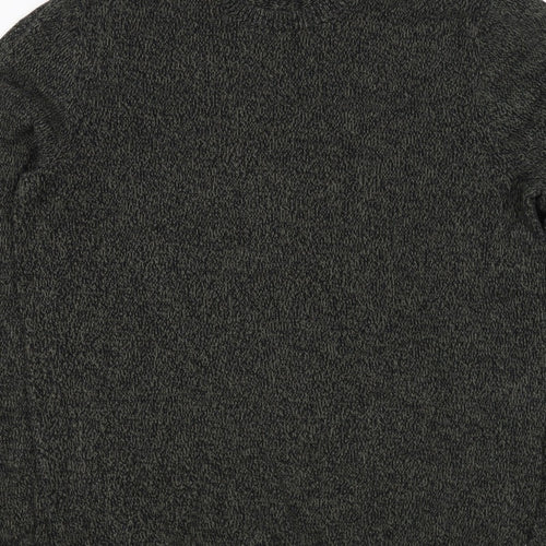 ASOS Men’s Grey Marl Chunky Knit Crew Neck Pullover Jumper Size M