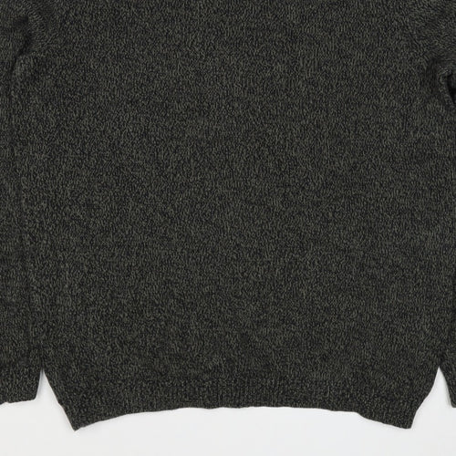 ASOS Men’s Grey Marl Chunky Knit Crew Neck Pullover Jumper Size M