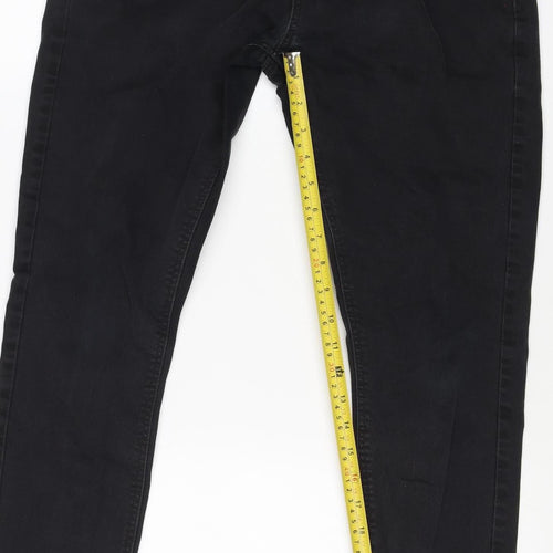 Next Women’s Black Skinny Jeans W32 Regular Stretch Denim