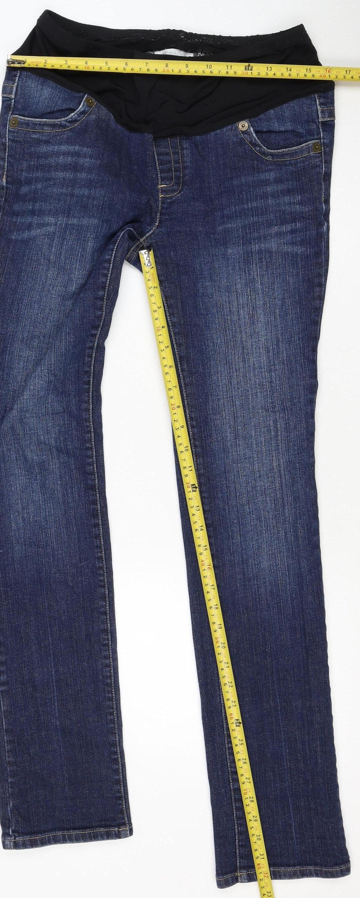 Mamas & Papas Women’s Blue Size 10 Maternity Bootcut Denim Jeans