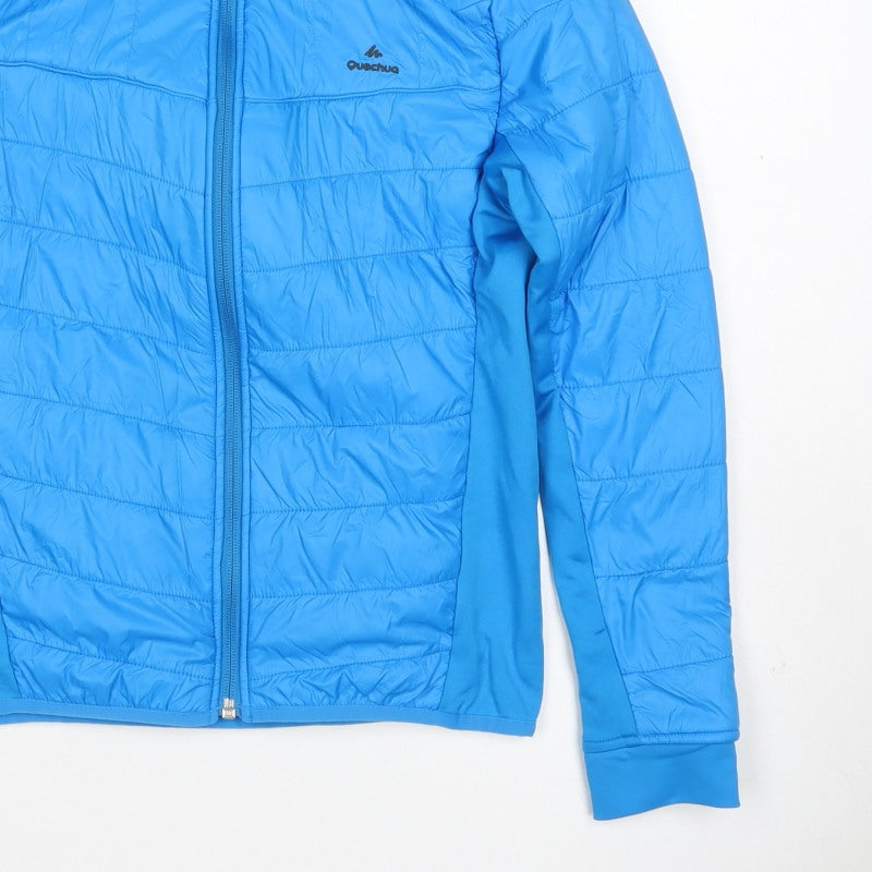 Quechua Boys Blue 13-14 Years Puffer Jacket Full Zip Insulated Hiking