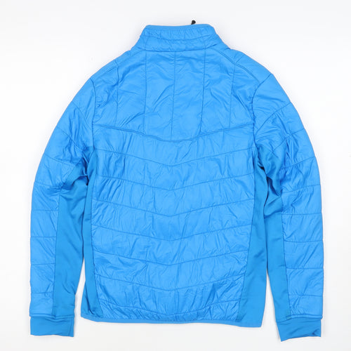 Quechua Boys Blue 13-14 Years Puffer Jacket Full Zip Insulated Hiking