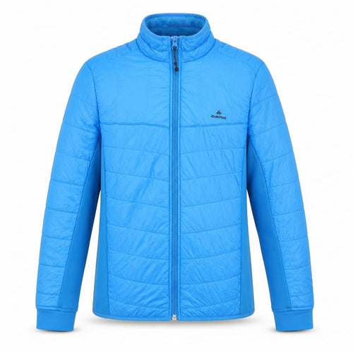 Quechua Boys Blue 13-14 Years Puffer Jacket Full Zip Insulated Hiking