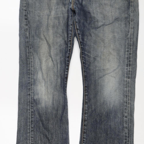 Levi's Men's Blue 527 Slim Bootcut Jeans W34 L30 Medium Wash