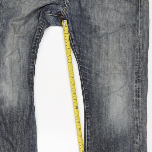 Levi's Men's Blue 527 Slim Bootcut Jeans W34 L30 Medium Wash