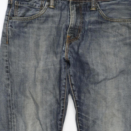 Levi's Men's Blue 527 Slim Bootcut Jeans W34 L30 Medium Wash