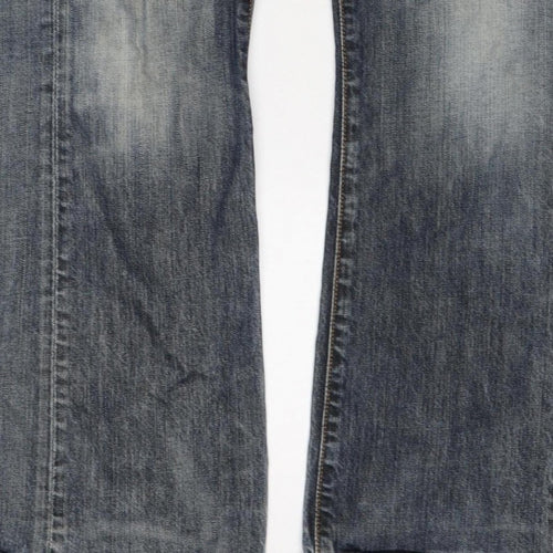 Levi's Men's Blue 527 Slim Bootcut Jeans W34 L30 Medium Wash