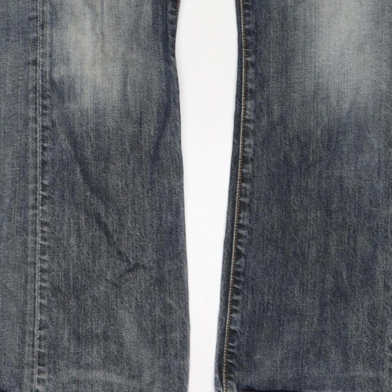 Levi's Men's Blue 527 Slim Bootcut Jeans W34 L30 Medium Wash