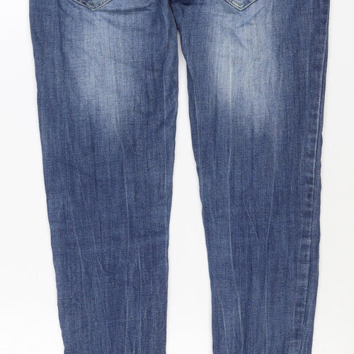 Tally Weijl Women’s Blue UK 6 High Rise Skinny Jeans Ankle Zip