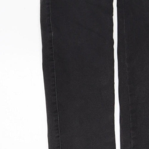 Next Women Black Size 8 Regular Sculpt Pull-On Stretch Jegging Jeans