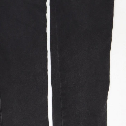 Next Women Black Size 8 Regular Sculpt Pull-On Stretch Jegging Jeans