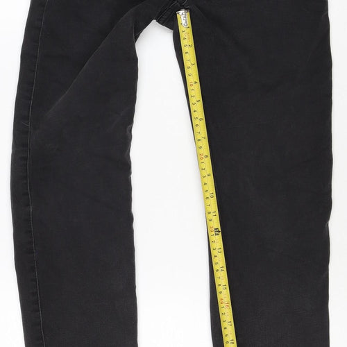 Next Women Black Size 8 Regular Sculpt Pull-On Stretch Jegging Jeans