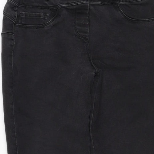 Next Women Black Size 8 Regular Sculpt Pull-On Stretch Jegging Jeans