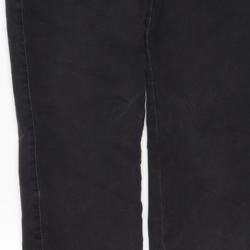 Next Women Black Size 8 Regular Sculpt Pull-On Stretch Jegging Jeans