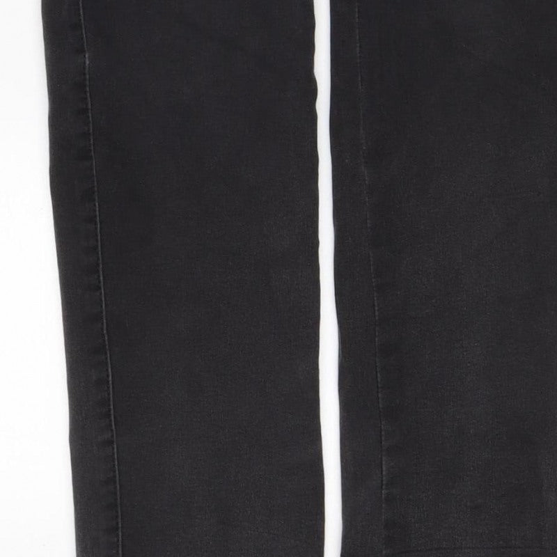 Next Women Black Size 8 Regular Sculpt Pull-On Stretch Jegging Jeans