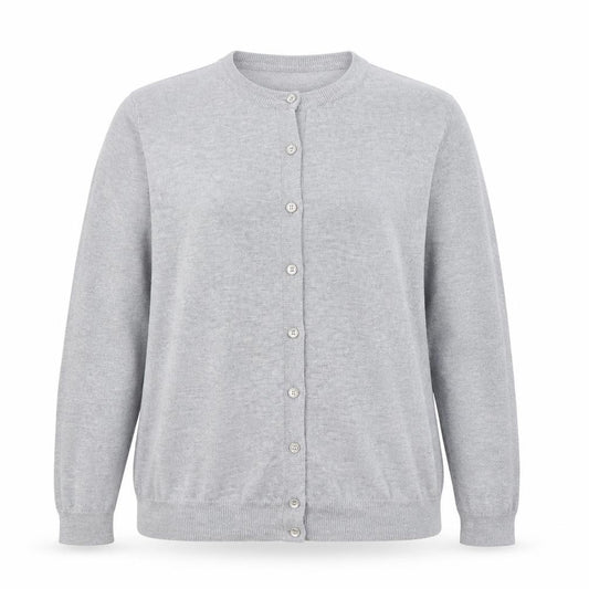 M&S Collection Women’s Grey UK 16 Button Front Knit Cardigan
