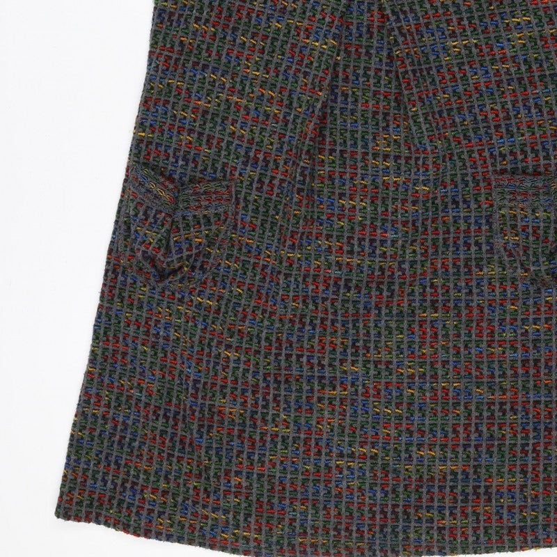 Izabel London Women’s Grey Multicolour Knit Jumper Dress UK 10