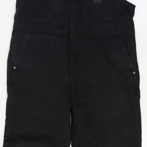 Walls Mens Black L Insulated Workwear Dungarees Bib Overalls