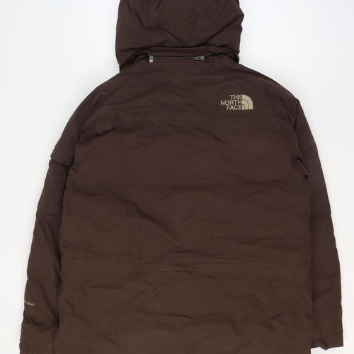 The North Face Men’s Brown M HyVent Down Hooded Parka Jacket